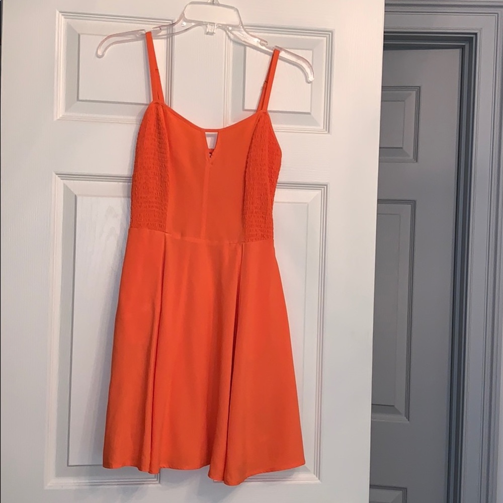 Guess orange dress